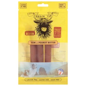 Yellow Yak - Peanut Butter Yum Medium Dnst Chew - Case of 6-4.5 OZ