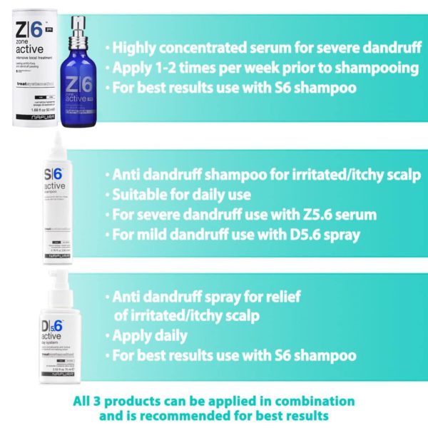D5.6 Professional Anti Dandruff Treatment with Tea Tree Oil Salicylic Acid and Zinc (2.53 fl oz)   Natural Itchy Scalp Lotion Relief for Women and Men - Image 6