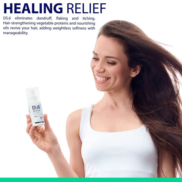 D5.6 Professional Anti Dandruff Treatment with Tea Tree Oil Salicylic Acid and Zinc (2.53 fl oz)   Natural Itchy Scalp Lotion Relief for Women and Men - Image 8