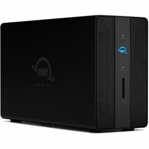 OWC 12TB Gemini Thunderbolt (40Gb/s) Dock And Dual-Drive HDD RAID External Storage Solution