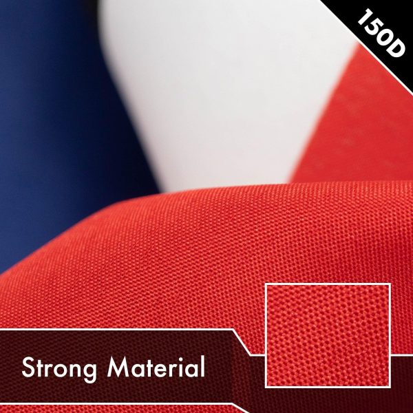 G128 5 Pack: Open Flag | 2x3 Ft | LiteWeave Pro Series Printed 150D Poly | Commercial Business Flag, Indoor/Outdoor, Vibrant Colors, Brass Grommets, Thicker and More Durable Than 100D 75D Polyester - Image 4