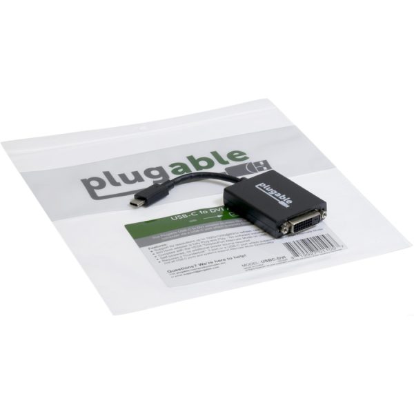 Plugable USB C to DVI Adapter - Connect Your USB-C Laptop to a DVI Display up to 1920x1200 - Image 4