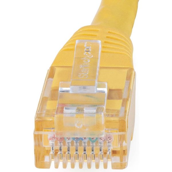 StarTech.com 15ft CAT6 Ethernet Cable - Yellow Molded Gigabit - 100W PoE UTP 650MHz - Category 6 Patch Cord UL Certified Wiring/TIA - Image 2
