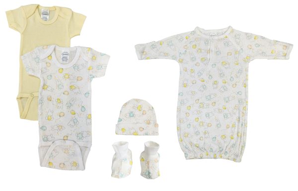 Unisex Newborn Baby 5 Pc  Sets Nc_0645