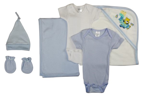 Newborn Baby Boy 6 Pc  Baby Shower Gift Set Ls_0004
