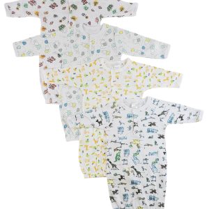 Girls Print Infant Gowns - 4 Pack Cs_0086