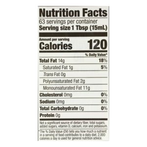 Spectrum Naturals High Heat Refined Safflower Oil - Case of 12 - 32 Fl oz.