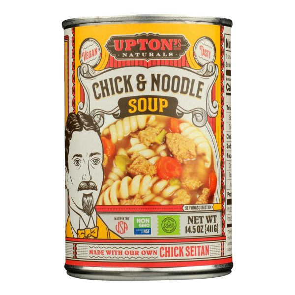 Upton's Naturals - Soup Vegn Chck & Noodle - Case of 8-14.5 OZ