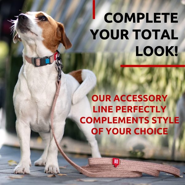 WAUDOG Recycled Cotton Dog Leash 6 Ft   10 Ft Eco Friendly Collar for Small Medium & Large Dogs   Reflective Dog Leash for Medium Dogs   Strong Leashes for Large Breed Dogs Puppy Leash for Small Dogs - Image 6