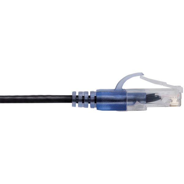 Monoprice 10-Pack, SlimRun Cat6A Ethernet Network Patch Cable, 1ft Black - Image 3