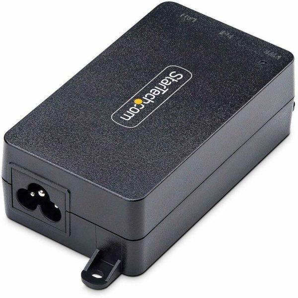 StarTech.com 1-Port Gigabit PoE+ Injector, 10M/100M/1G Ethernet, PoE/PoE+ (802.3af/802.3at), 30W Power Budget, Wall Mountable, Unmanaged - Image 2