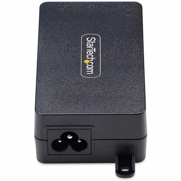 StarTech.com 1-Port Gigabit PoE+ Injector, 10M/100M/1G Ethernet, PoE/PoE+ (802.3af/802.3at), 30W Power Budget, Wall Mountable, Unmanaged - Image 3