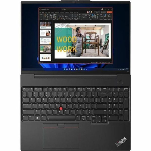 Lenovo ThinkPad E16 Gen 1 21JN0073US 16" Notebook - WUXGA - Intel Core i7 13th Gen i7-1355U - 16 GB - 512 GB SSD - English Keyboard - Graphite Black - Image 3