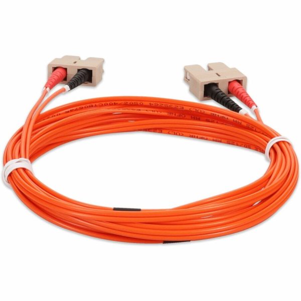 AddOn 3m SC (Male) to SC (Male) Orange OM2 Duplex Fiber OFNR (Riser-Rated) Patch Cable - Image 4