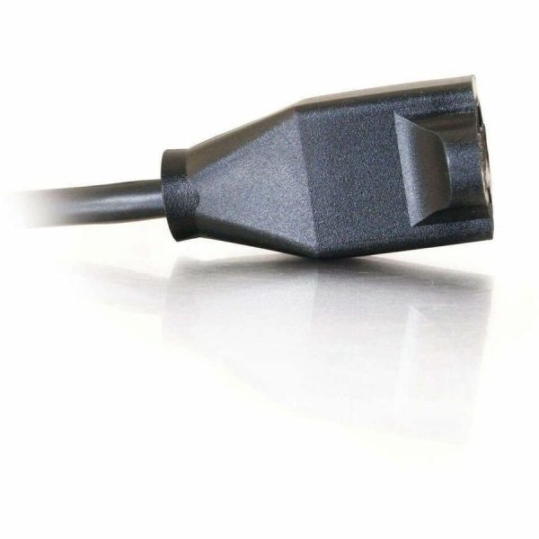 C2G 3ft Power Extension Cord - 18 AWG - NEMA 5-15P to NEMA 5-15R - Image 2