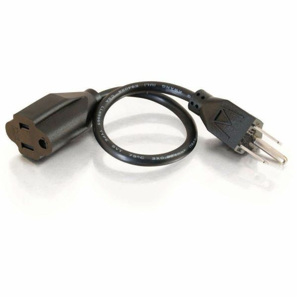 C2G 3ft Power Extension Cord - 18 AWG - NEMA 5-15P to NEMA 5-15R - Image 4