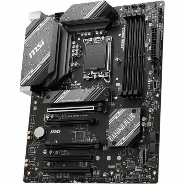 MSI B760 GAMING PLUS WIFI Gaming Desktop Motherboard - Intel B760 Chipset - Socket LGA-1700 - ATX - Image 2