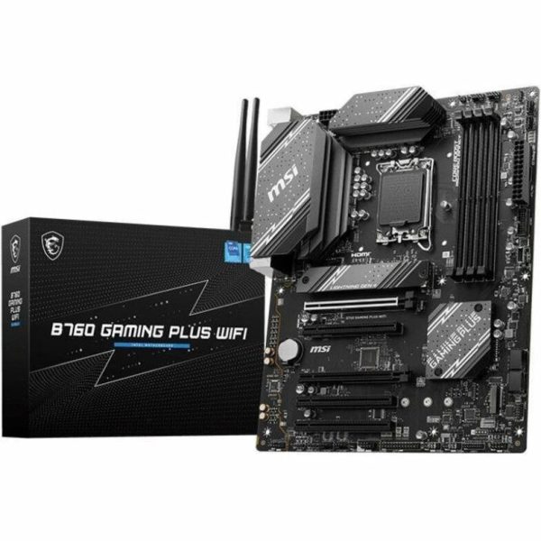 MSI B760 GAMING PLUS WIFI Gaming Desktop Motherboard - Intel B760 Chipset - Socket LGA-1700 - ATX - Image 5