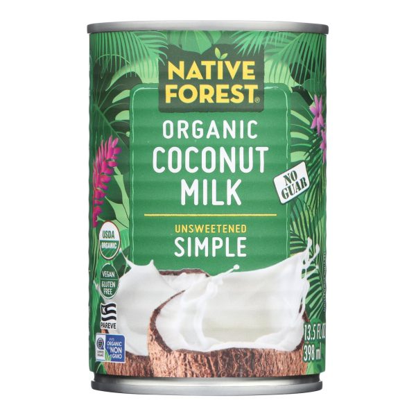 Native Forest Organic Coconut Milk - Pure and Simple - Case of 12 - 13.5 fl oz - Image 2