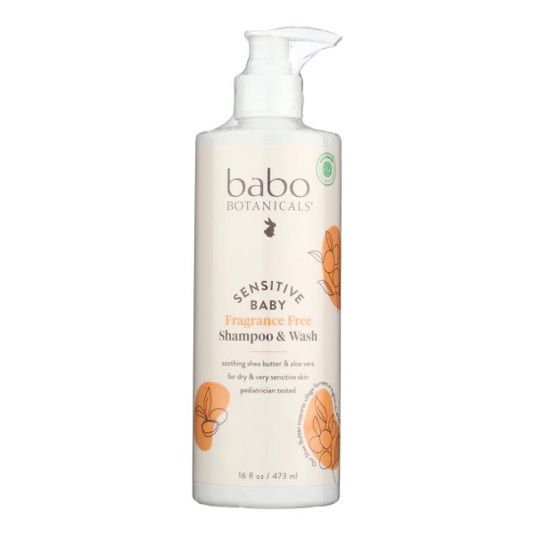 Babo Botanicals - Body Wash - Fragrance Free - 1 Each - 16 fl oz. - Image 2