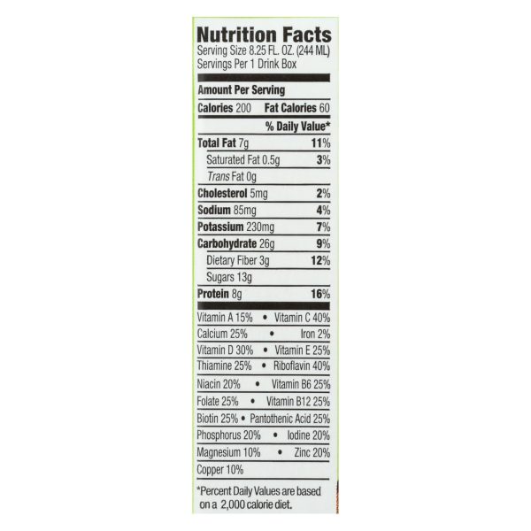 Orgain Organic Nutrition Shake - Chocolate Kids - 8.25 fl oz - Case of 12 - Image 2