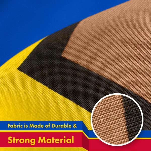 G128 Moldova Moldovan Flag | 3x5 Ft | Printed 150D Polyester - Indoor/Outdoor, Vibrant Colors, Brass Grommets, Quality Polyester, Much Thicker More Durable Than 100D 75D Polyester - Image 4