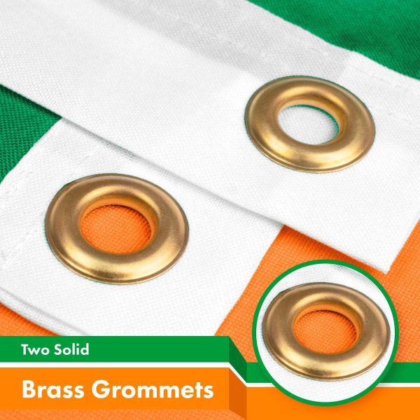 Ireland Irish Flag 3x5 Ft 5-Pack 150D Printed Polyester By G128 - Image 2