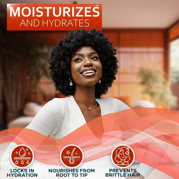 Batana Oil Shampoo and Conditioner Set   Thickening Hair Products for Women and Men   For Strengthening and Volumizing Fine and Thinning Hair   Sulfate Free with Biotin and Keratin for a Fuller Look - Image 7