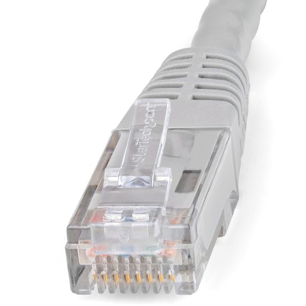 StarTech.com 20ft CAT6 Ethernet Cable - Gray Molded Gigabit - 100W PoE UTP 650MHz - Category 6 Patch Cord UL Certified Wiring/TIA - Image 2