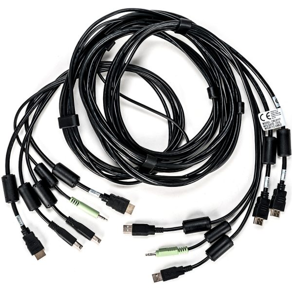 Vertiv Avocent USB Keyboard and Mouse, Dual HDMI and Audio Cable, 10 ft. for Vertiv Avocent SV and SC Series Switches - Image 3