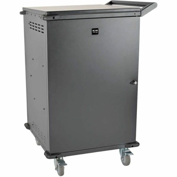 Eaton Tripp Lite Series 36-Device AC Mobile Charging Cart - Laptops and Chromebooks, 120V, NEMA 5-15P, 10 ft. (3.1 m) Cord, Black