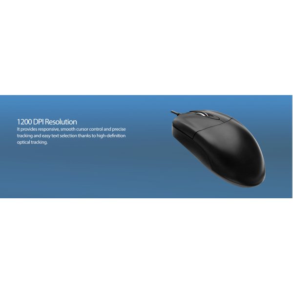 Adesso 3 Button Desktop Optical Scroll Mouse (USB) - Image 7