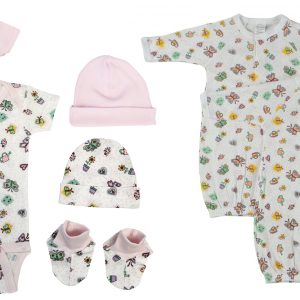 Newborn Baby Girl 7 Pc  Sets Nc_0603