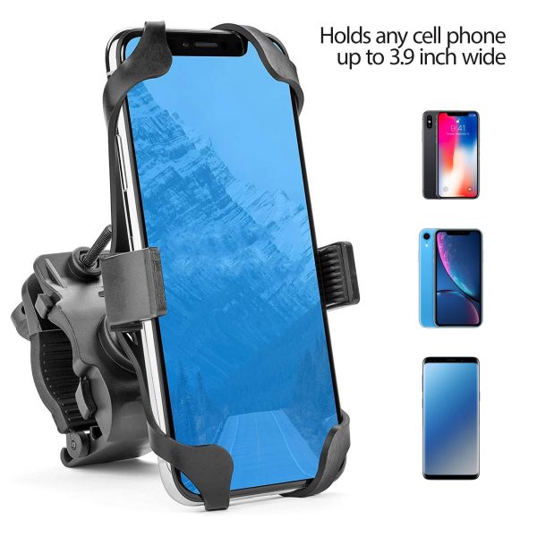 Bike Phone Mount Motorcycle Cell Phone Holder Bicycle Handlebar For iPhone - Image 3