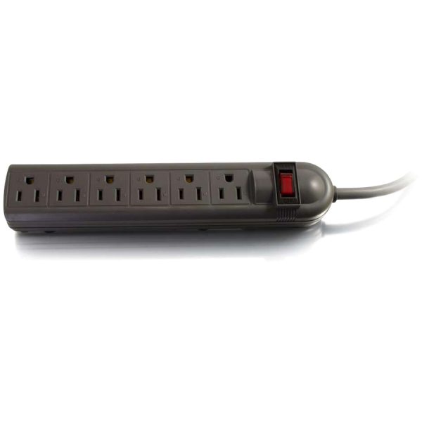 C2G 6-Outlet Power Strip with Surge Suppressor - Image 2