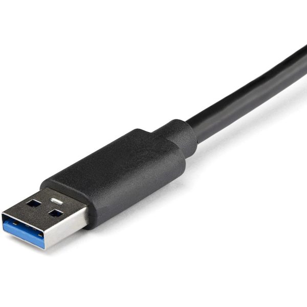 StarTech.com USB 3.0 to Dual Port Gigabit Ethernet Adapter NIC w/ USB Port - Image 3