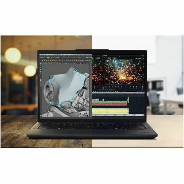 Lenovo ThinkPad P14s Gen 5 21G2001MUS 14.5" Mobile Workstation - WUXGA - Intel Core Ultra 7 155H - 16 GB - 512 GB SSD - English Keyboard - Black - Image 4