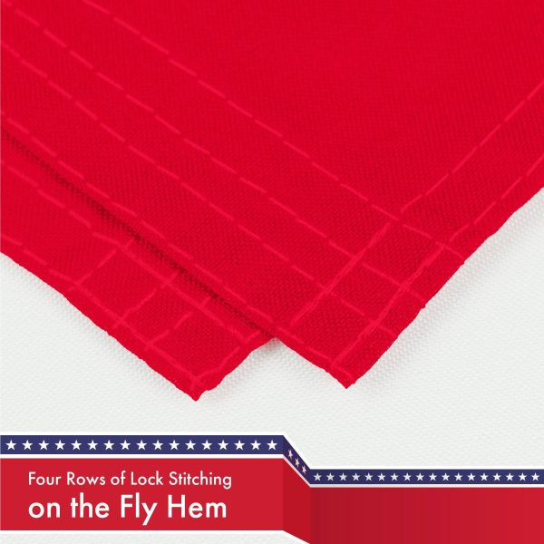 G128 Combo Pack: USA American Flag 3x5 Ft 150D Printed Stars & Arkansas State Flag 3x5 Ft 150D Printed - Image 5