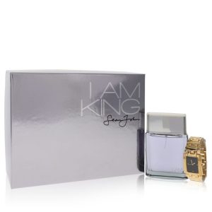 Sean John Gift Set -- 3.4 oz Eau De Toilette Spray + Watch for Men