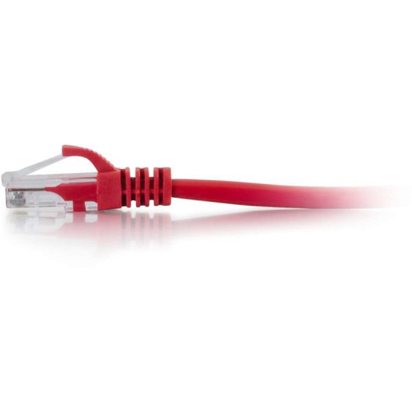C2G 6in Cat6 Snagless Unshielded (UTP) Network Patch Cable - Red - Image 3