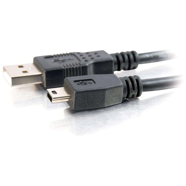 C2G 3.3ft (1m) USB 2.0 A to Mini-B Cable - USB A to B - Black - Image 3
