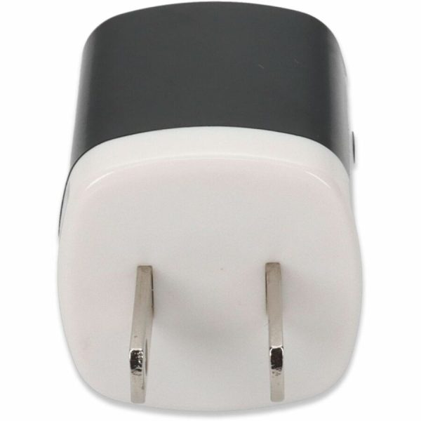 Wall Charger 1X 2USB-A 2.0 5v 1.5A, Black - Image 2