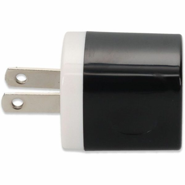 Wall Charger 1X 2USB-A 2.0 5v 1.5A, Black - Image 4