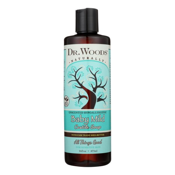 Dr. Woods Shea Vision Pure Castile Soap Baby Mild with Organic Shea Butter - 16 fl oz - Image 2