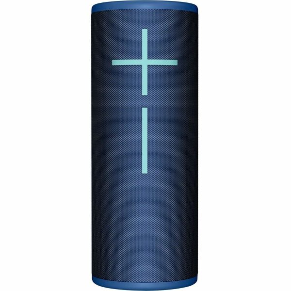 Ultimate Ears MEGABOOM 4 Portable Waterproof Bluetooth Speaker With Powerful 360-Degree Sound and Thundering Bass, Floating Speaker With 20-Hour Battery and 147ft (45m) Range, Blue