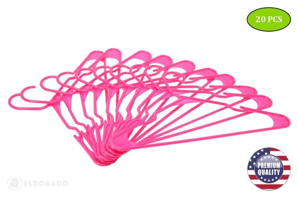 Hangers for Adult Size Clothing Plastic Ideal for Everyday Standard Use Clothes Shirts Blouses TShirts Dresses Jackets - Image 2