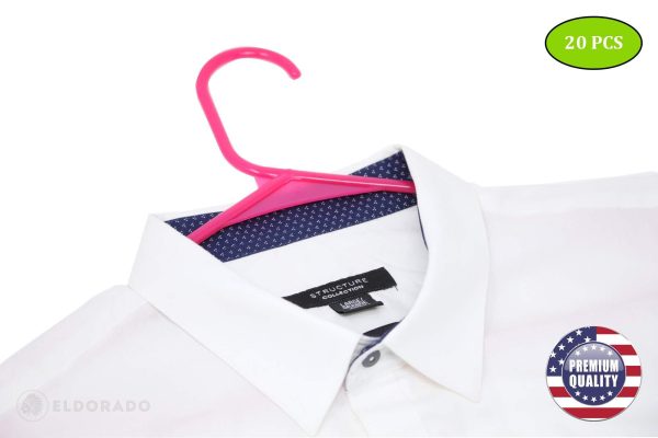 Hangers for Adult Size Clothing Plastic Ideal for Everyday Standard Use Clothes Shirts Blouses TShirts Dresses Jackets - Image 4