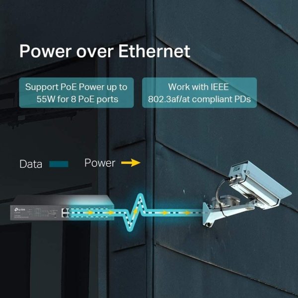 TP-Link TL-SG1016PE - 16-Port Gigabit Easy Smart PoE Switch with 8-Port PoE+ - Image 8
