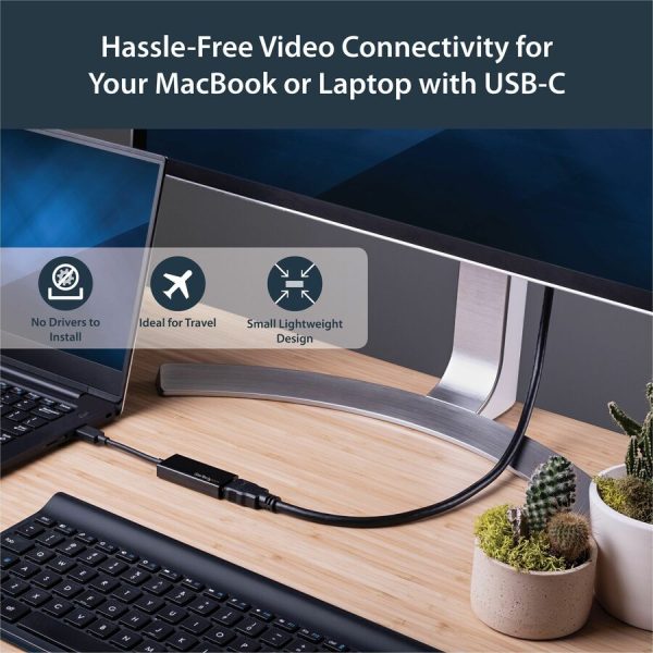 StarTech.com - USB-C to HDMI Adapter - 4K 30Hz - Black - USB Type-C to HDMI Adapter - USB 3.1 - Thunderbolt 3 Compatible - Image 10