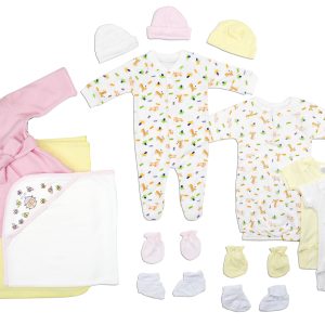 Newborn Baby Girls 15 Pc  Baby Shower Gift Set Ls_0122